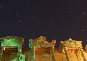 Efes Antik Kenti zerinde Gkta Yamuru